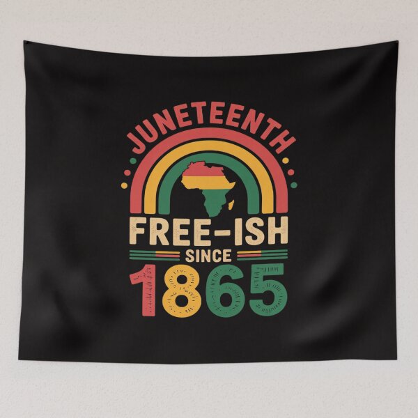 Item preview, Juneteenth Free-ish Since 1865 Rainbow Juneteenth 1865 designed and sold by ForestMmost.