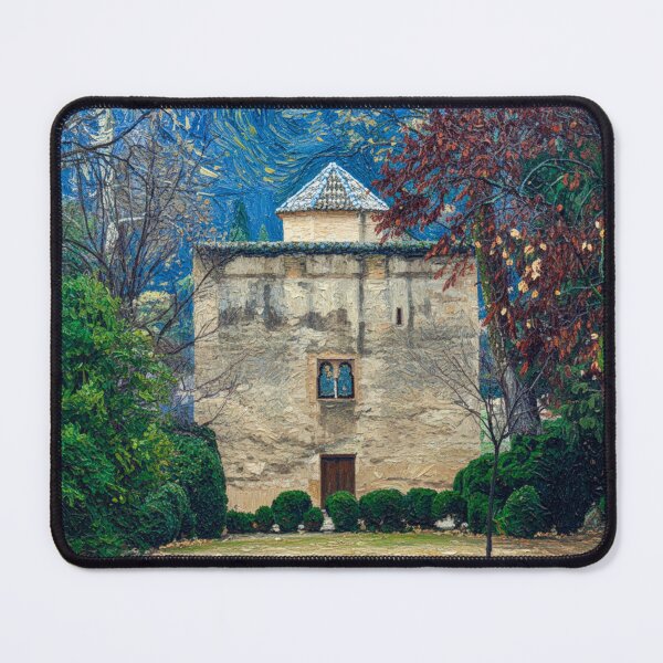 Item preview, Tower of the Infantas of the Alhambra, Van Gogh style designed and sold by KukiLdeGuevara.