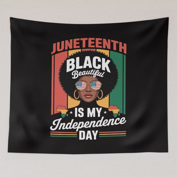 Item preview, Juneteenth Black Queen Afro Melanin Girl Magic Women Girls designed and sold by ForestMmost.