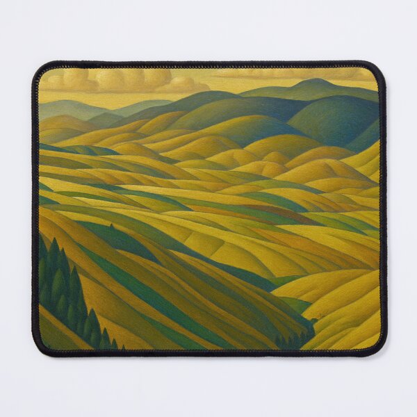 Item preview, Rolling Hills, Grant Wood Style designed and sold by Doolbs.