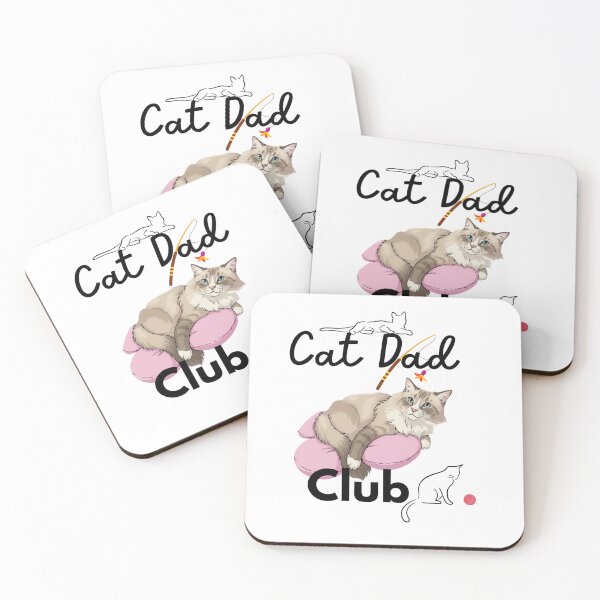 Item preview, Cat Dad Club designed and sold by Bevybites.