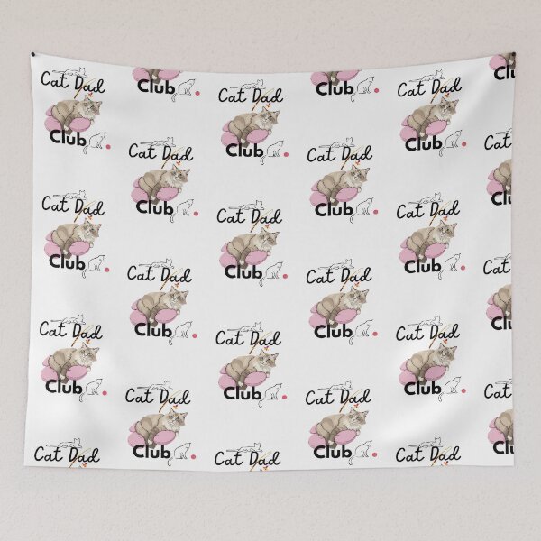 Item preview, Cat Dad Club designed and sold by Bevybites.