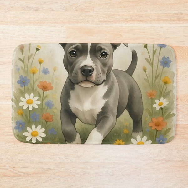 Item preview, Puppy dog playing in a field.  designed and sold by Nomad-Maynard.