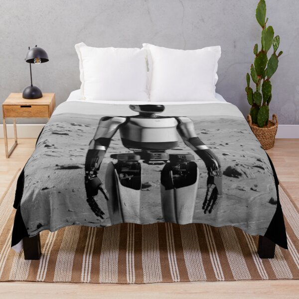 Item preview, tesla humanoid robot art designed and sold by TEEJAMBOREE.