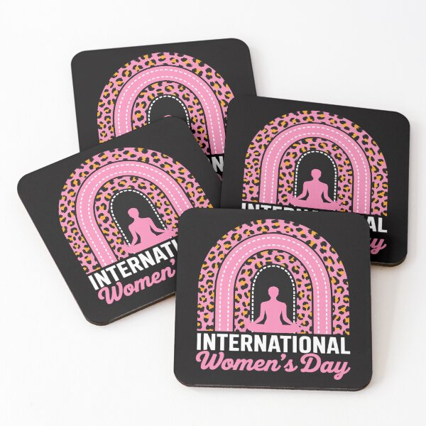 Item preview, International Women's Day 2026 Pink Leopard Rainbow designed and sold by berniceschm.