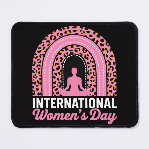 Item preview, International Women's Day 2026 Pink Leopard Rainbow designed and sold by berniceschm.