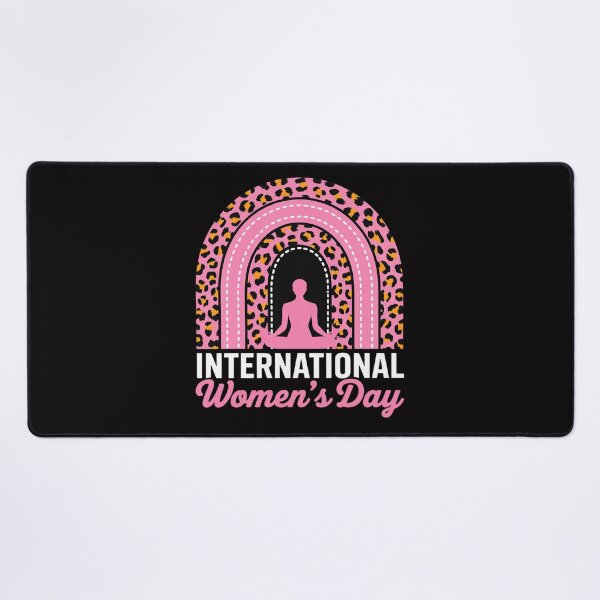 Item preview, International Women's Day 2026 Pink Leopard Rainbow designed and sold by berniceschm.