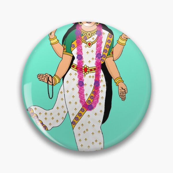 Item preview, Goddess Ganga Design – Sacred River Goddess Inspired Art designed and sold by Harshit_Digital_Arts.