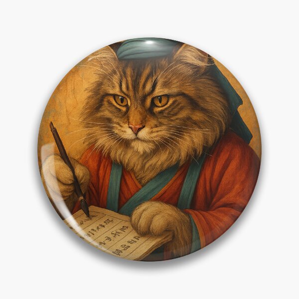 Item preview, The Ancient Feline Scribe designed and sold by Fort Galaxy.