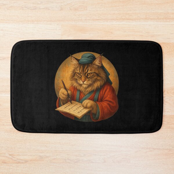 Item preview, The Ancient Feline Scribe designed and sold by Fort Galaxy.