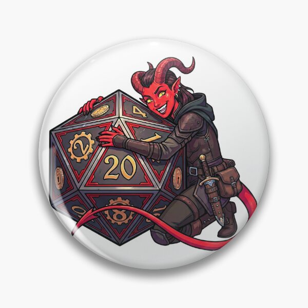 Item preview, Stealth & Stealing: Tiefling Rogue Dice Goblin designed and sold by SkinnyFlatWhite.