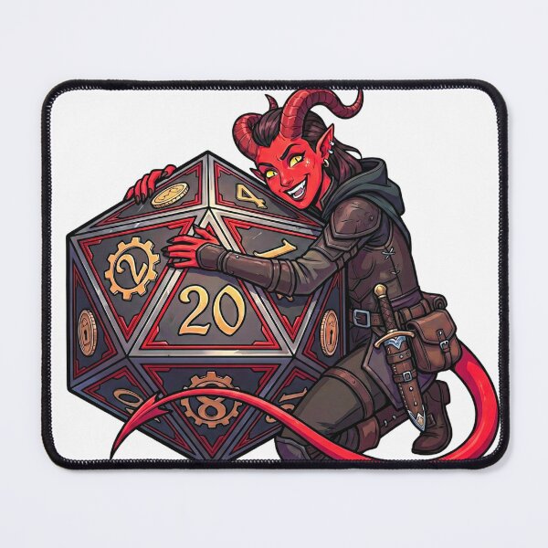Item preview, Stealth & Stealing: Tiefling Rogue Dice Goblin designed and sold by SkinnyFlatWhite.