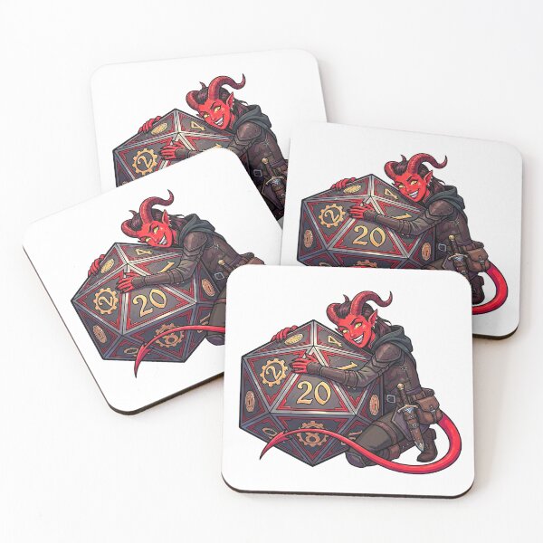 Item preview, Stealth & Stealing: Tiefling Rogue Dice Goblin designed and sold by SkinnyFlatWhite.