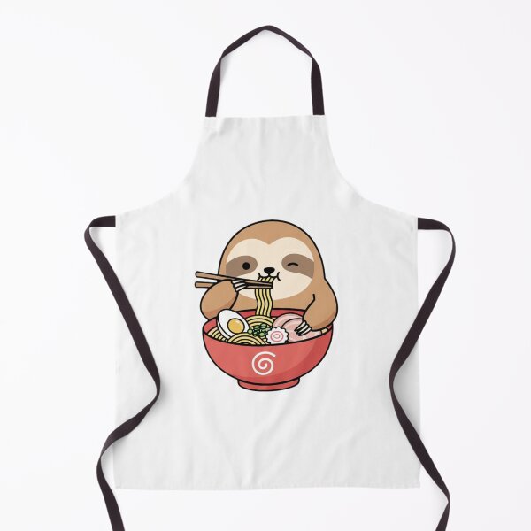 Item preview, Sloth ramen noodles japanese ramen food kawaii cute adorable designed and sold by CheeseBlueprint.