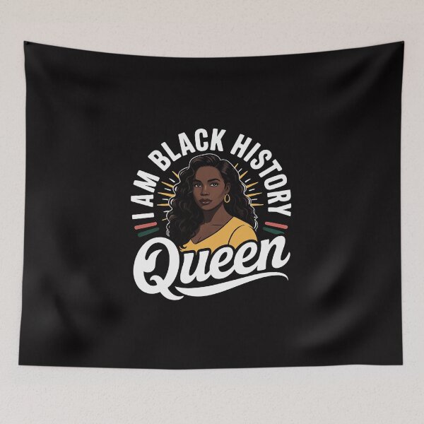 Item preview, I Am Black History Queen African American Women Melanin Girl designed and sold by berniceschm.