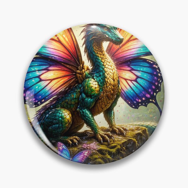Item preview, Butterfly Wing Dragon – Whimsical Fantasy Dragon Art designed and sold by bemsgirl453.