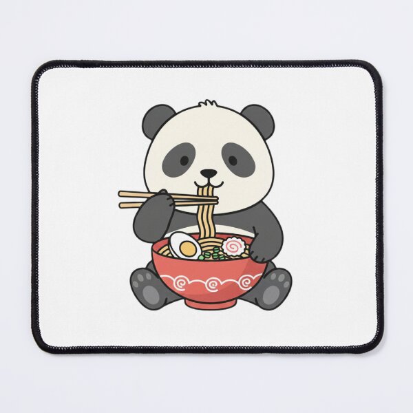 Item preview, Panda ramen noodles japanese ramen food kawaii cute adorable designed and sold by CheeseBlueprint.
