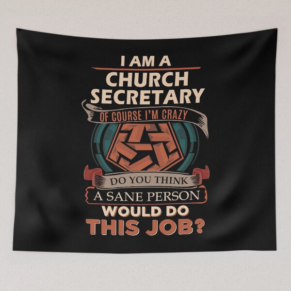 Item preview, Church Secretary designed and sold by vanejamofedau.