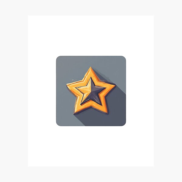 Artikelvorschau, Goldener Stern Symbol entworfen und verkauft von RED-MOUSE.