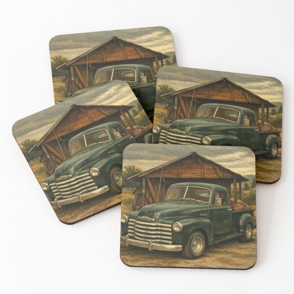 Item preview, 1952 Chevy Truck Grant Wood Style designed and sold by Doolbs.