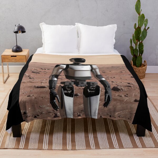 Item preview, tesla humanoid robot art designed and sold by TEEJAMBOREE.