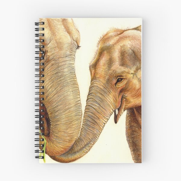 Item preview, Baby Elephant pinching Mother Elephants food designed and sold by MaryAnneHarding.