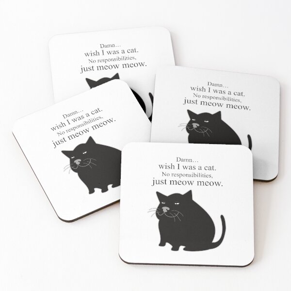 Item preview, Wish I was a cat designed and sold by Shinyvana.