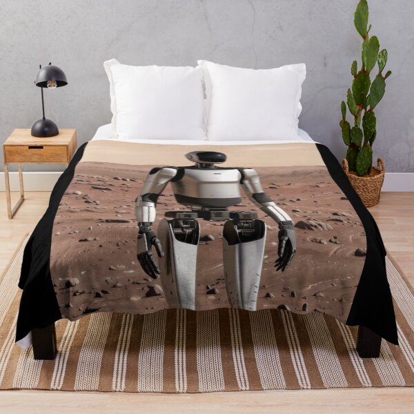 Item preview, tesla humanoid robot art designed and sold by TEEJAMBOREE.