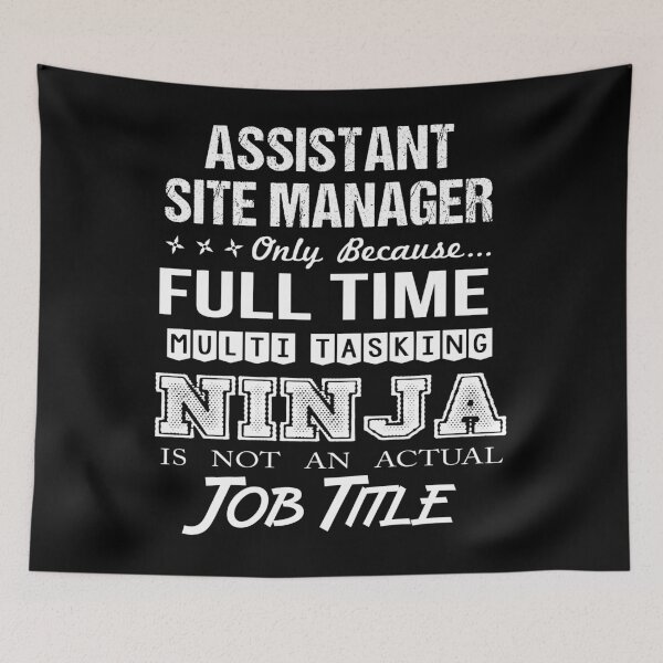 Item preview, Assistant Site Manager designed and sold by vanejamofedau.