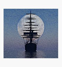 SHIP IN STORMY WEATHER Photographic Print