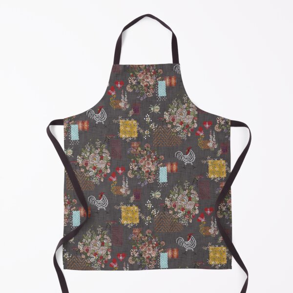 Item preview, Cottagecore Embroidery Visible Mending Masterpiece - Charcoal designed and sold by LoveAlways-AEP.
