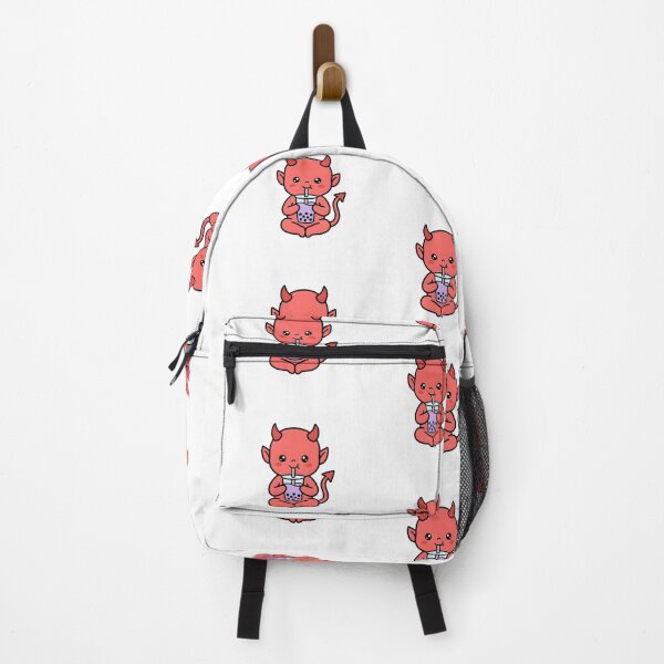 Item preview, Baby Devil Drinking Boba Tea designed and sold by LizRepper.