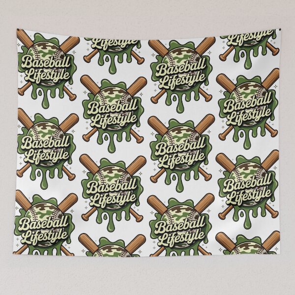 Item preview, Baseball Lifestyle Camo Apparel Youth Baseball Drip Ice Cream Sports Lover designed and sold by jakaun.