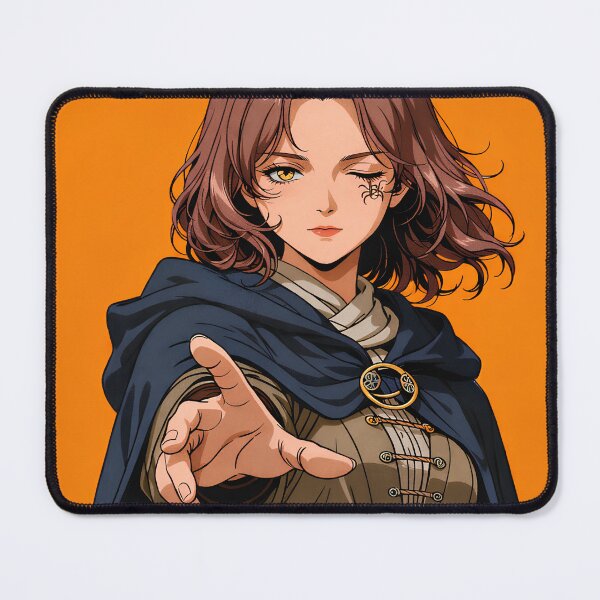 Item preview, Guiding Flame Maiden – Mystical Fantasy Anime Art designed and sold by Hamiceis.