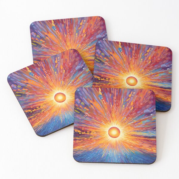 Item preview, Vibrant Fantasy Sunset Slipping Into The Blue Ocean designed and sold by DEC02.
