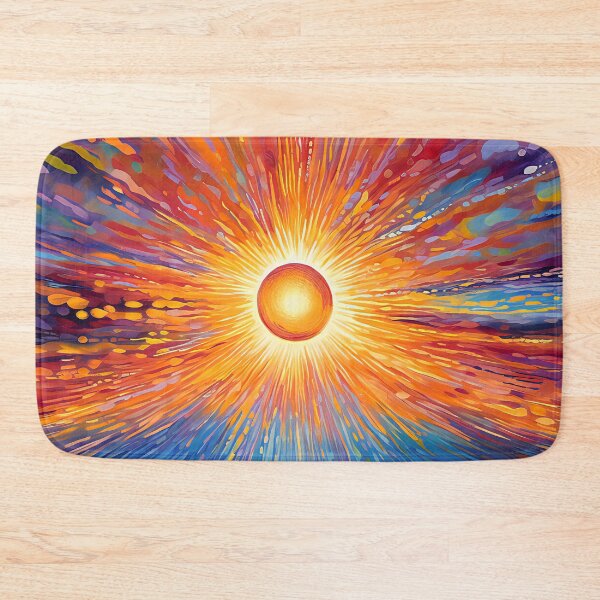 Item preview, Vibrant Fantasy Sunset Slipping Into The Blue Ocean designed and sold by DEC02.