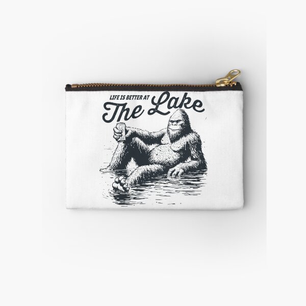 Item preview, Life Is Better at the Lake – Relaxing Bigfoot Graphic designed and sold by JoeZigns81.