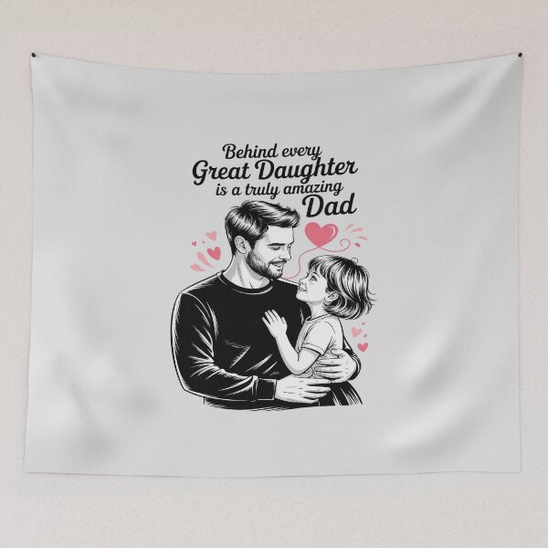 Item preview, Behind Every Great Daughter Is A Truly Amazing Dad designed and sold by skanderio.