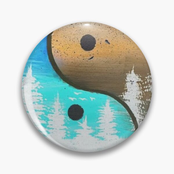 Item preview, Ying yang pine trees designed and sold by NATUREZAON.