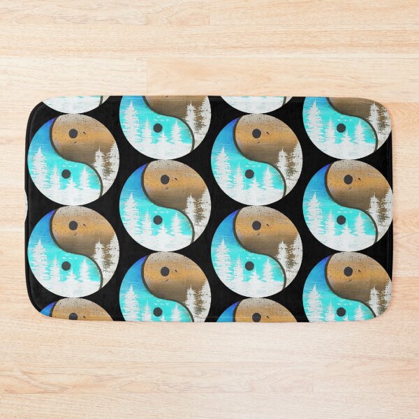 Item preview, Ying yang pine trees designed and sold by NATUREZAON.