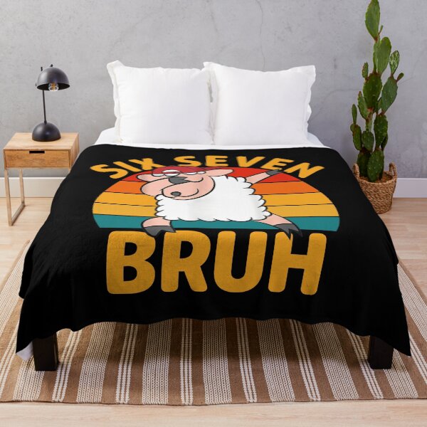 Aperçu de l'œuvre T-shirt Six Seven Bruh 67 Meme Sheep | Drôle et cool 6 7 créée et vendue par LashondaGreen89.