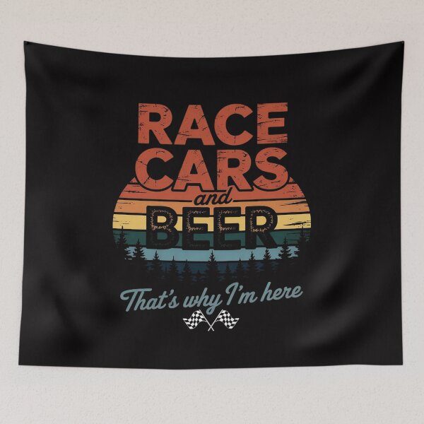 Item preview, Race Car Checkered Flag Fast Cars Beer Race Day Racing designed and sold by sonlylya.