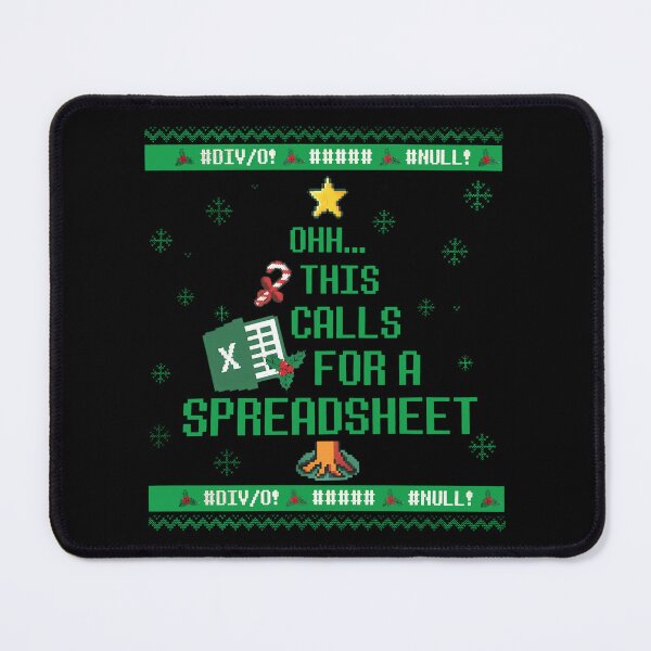 Item preview, Oh This Calls For A Spreadsheet Christmas Sweater Analysts Excel Christmas Tree designed and sold by pansak.