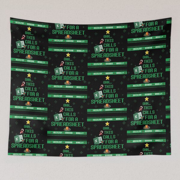 Item preview, Oh This Calls For A Spreadsheet Christmas Sweater Analysts Excel Christmas Tree designed and sold by pansak.