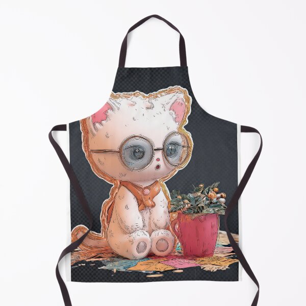 Item preview, Cute Comic Kitten with Speech Bubble Illustration designed and sold by Grafititee.