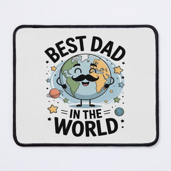 Item preview, Best Dad In The World Earth Surprise Present Father's Day designed and sold by skanderio.
