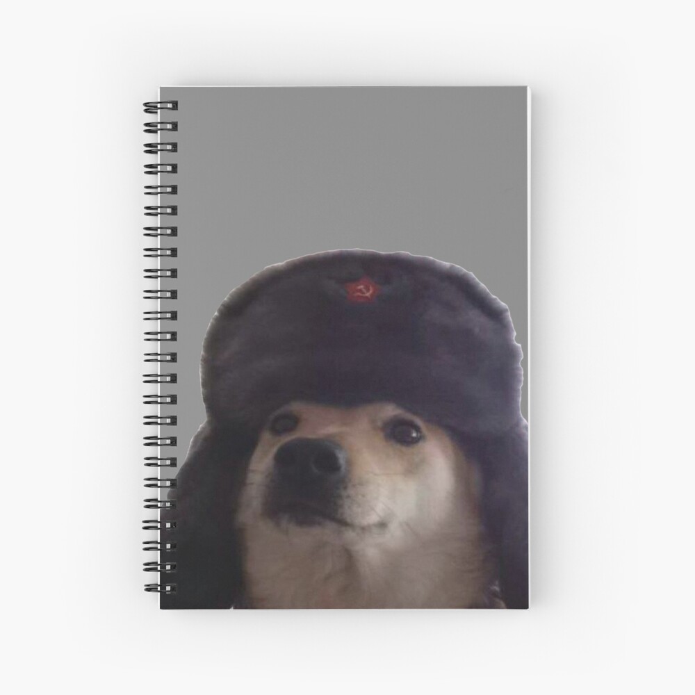 Communist Dog Hardcover Journal By Sharmo Redbubble - communist doge by ard network price rs 2 t shirt type genres all updated jun 03 2016 by brightless description shirt buy odd 2 robux doge meme on me me