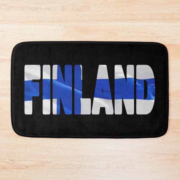 Item preview, FINLAND - Flag Flying in Wind cut to Letters Souvenir Sticker Shirt designed and sold by Adam Gormley.
