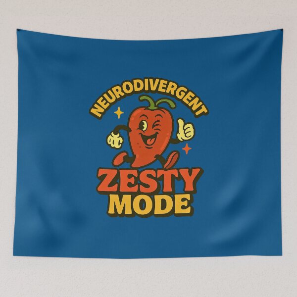 Item preview, Neurodivergent Zesty Mode – Pepper Edition designed and sold by VoniBlue.