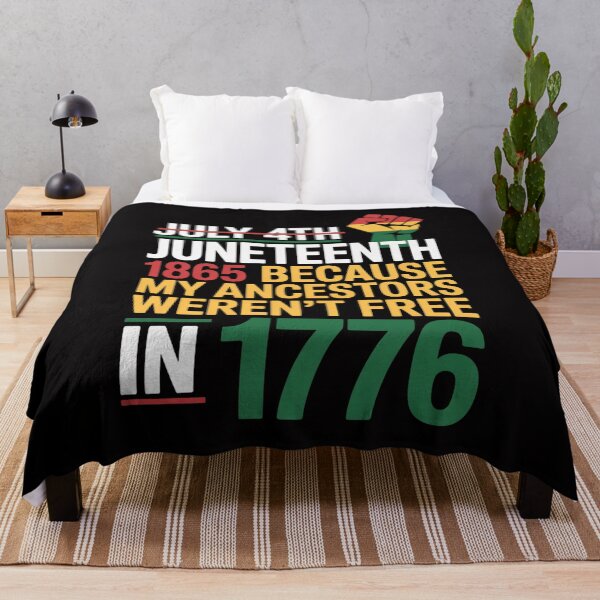 Item preview, Black History July 4th Juneteenth 1865 Because My Ancestors designed and sold by sonlylya.